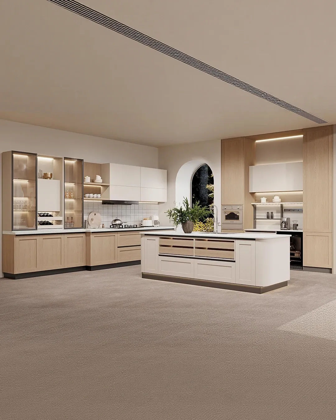 Kitchen design by OPPEIN Delhi NCR