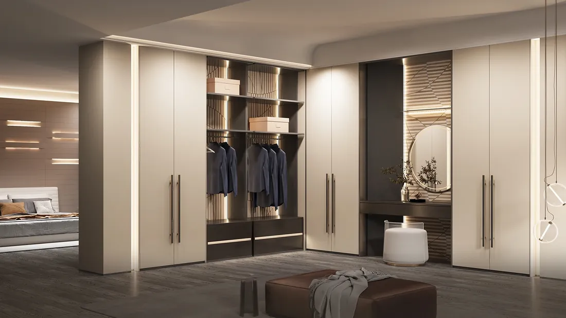 Wardrobe & Walk-in Closet design by OPPEIN Delhi NCR