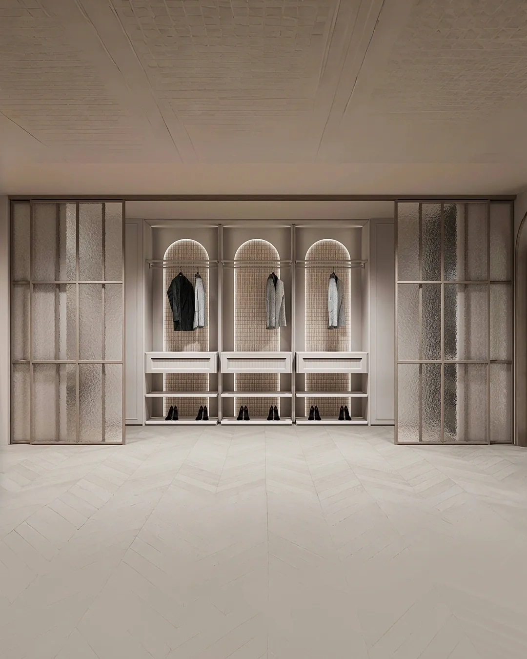 Wardrobe & Walk-in Closet design by OPPEIN Delhi NCR