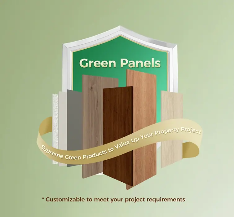 OPPEIN 0-VOC certified green panels
